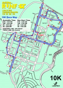 Runfest 10K Race Map