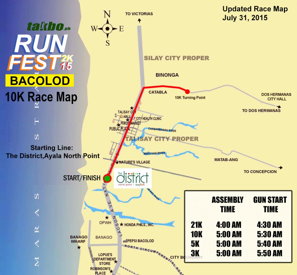 Runfest 2015 BCD - 10K Route R2