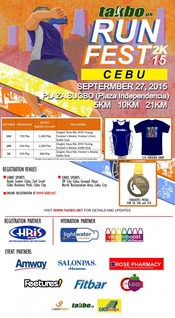 Cebu Runfest 2015 Poster Design CEB - R4 with Sponsors reduced