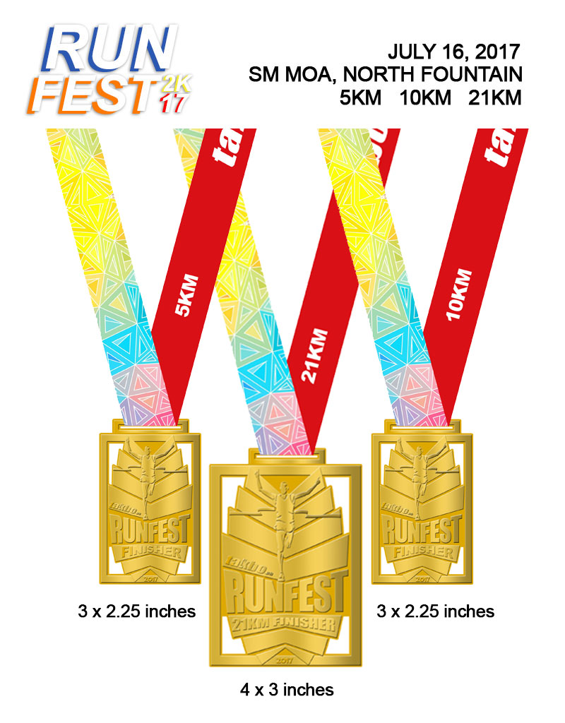 Runfest2017 Medals