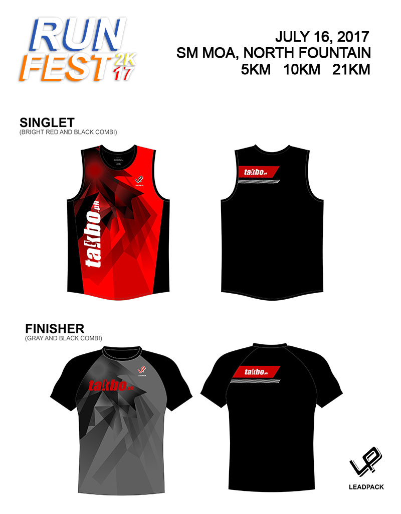 Runfest2017 Singlet and Shirt