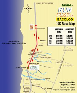Runfest 2017 BCD - 10K Route R2