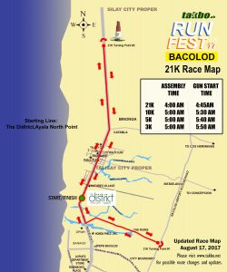 Runfest 2017 BCD - 21K Route R2