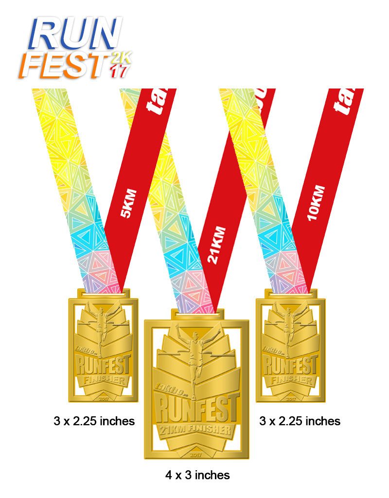 Runfest2017 BCD Medals