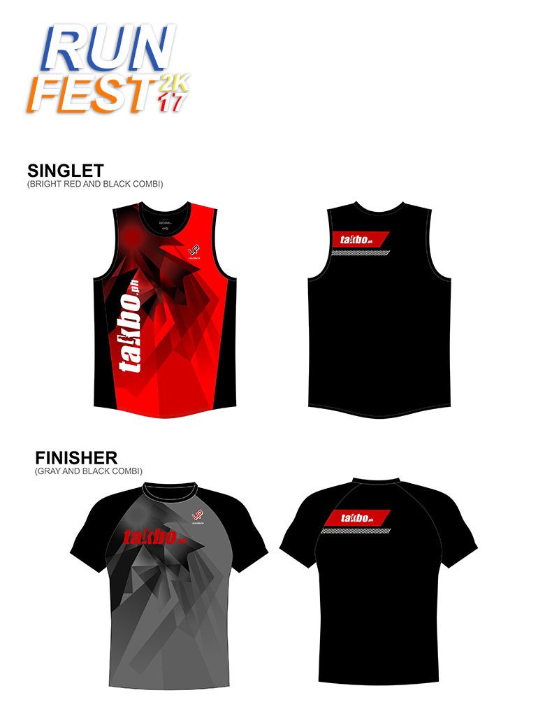 Runfest2017 BCD Singlet and Shirt