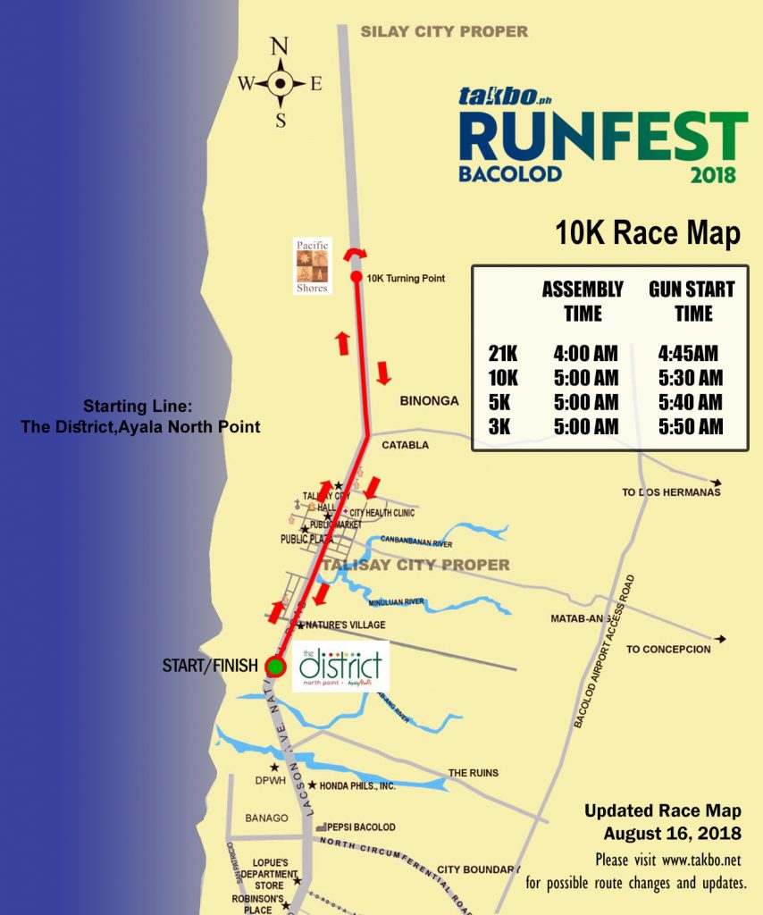 Runfest 2018 BCD - 10K Route